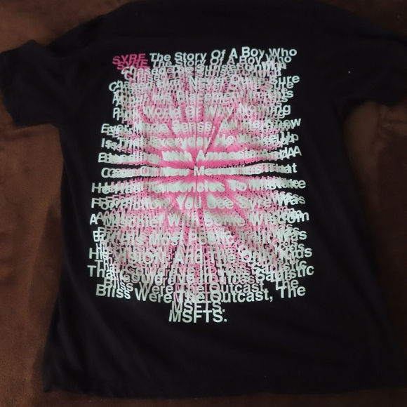 MSFTSrep Shirt Mens Medium Black Syre Jaden Smith Music Crewneck Graphic Tee - Picture 4 of 6